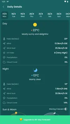 Clima – Weather Forecast android App screenshot 1